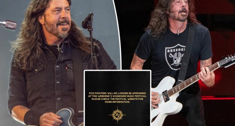 Foo Fighters cancel Soundside Music Festival show amid Dave Grohl’s baby scandal