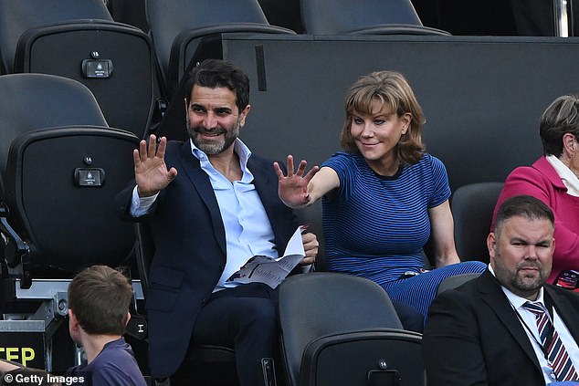 Merhdad Ghodoussi and Amanda Staveley were spotted at Tottenham Hotspur on Saturday