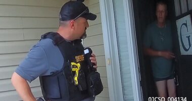 Colin Gray seemed surprised to see police on the doorstep of his Jefferson home
