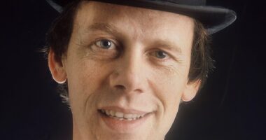 British bass guitarist legend Herbie Flowers, who played with some of the world's biggest music icons including David Bowie, Elton John , Paul McCartney and Marc Bolan, has died aged 86. Pictured: Flowers in 1976