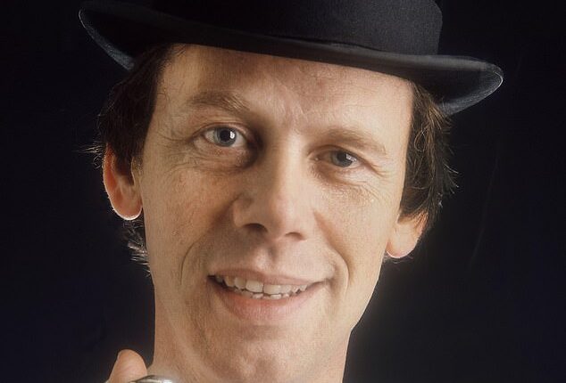 British bass guitarist legend Herbie Flowers, who played with some of the world's biggest music icons including David Bowie, Elton John , Paul McCartney and Marc Bolan, has died aged 86. Pictured: Flowers in 1976