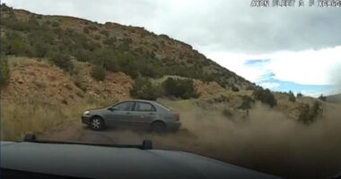 IMAGES: Mom Kidnaps Daughter, Leads Cops on High Speed Chase into Dangerous Heights