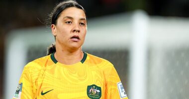 Sam Kerr says she's in no rush to get back on the football pitch after her ACL injury