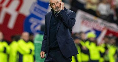 Head coach Steve Clarke is feeling the heat after Scotland's latest defeat