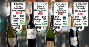 Is it ever worth paying £150 corkage fee? As restaurants mark up wines by up to 300%, it could STILL be worth paying the levy to BYO