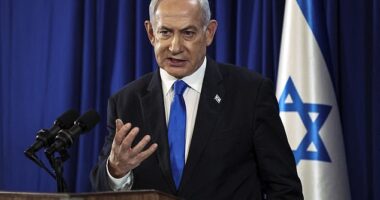 Benjamin Netanyahu has accused Labour of undermining Israel as a second wave of booby-traps rocked the Middle East. Pictured: Benjamin Netanyahu speaks during a news conference in Jerusalem on September 2