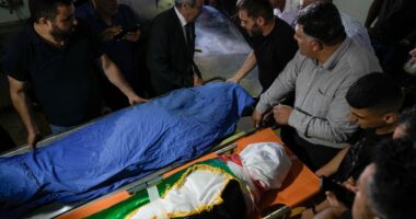 Israeli strikes in Gaza kill more than a dozen as health workers press on with polio vaccines
