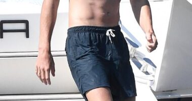 Jacob Elordi, 27, and his girlfriend, Olivia Jade, 25, soaked up the warm sun during a relaxing getaway with her family in Sardinia, Italy on Saturday