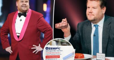 James Corden admits Ozempic 'didn't really work' due to his food addiction