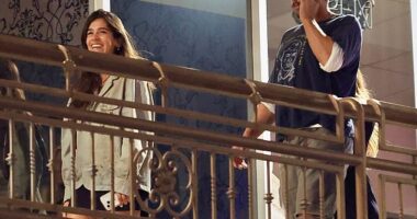 James Franco was spotted enjoying a night out with his girlfriend Isabel Pakzad on Tuesday. The Spring Breakers star, 46, was pictured heading to the celebrity-frequented Sushi Park restaurant in West Hollywood with the 28-year-old actress