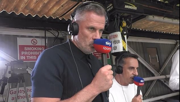 Jamie Carragher slammed Dominik Szoboszlai for being 'cocky' during Liverpool's win over Man United