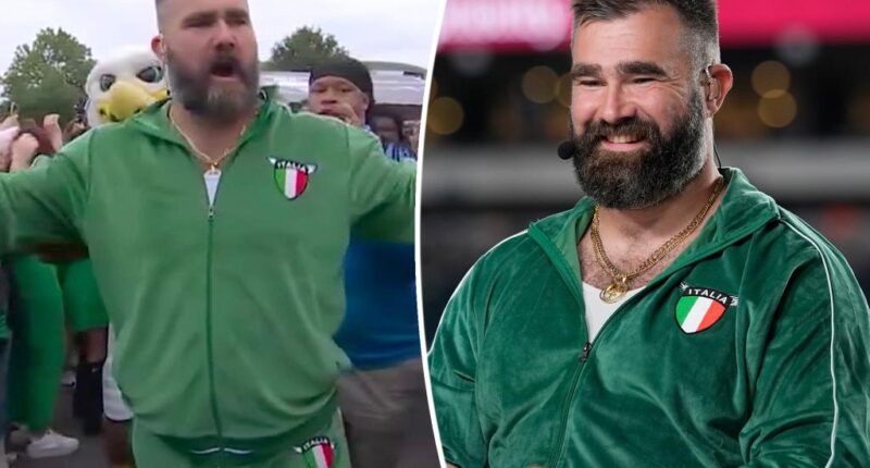 Jason Kelce dons 'South Philly tuxedo' for hilarious NFL 'Monday Night Countdown' introduction
