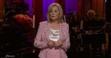 Jean Smart, 73, sent fans wild as she gave a shout-out to lesbians while hosting Saturday Night Live for the first time during the show's 50th season premiere