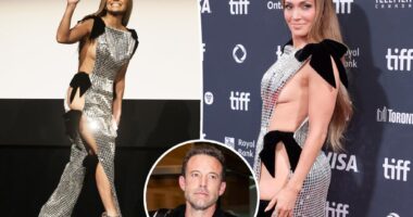 Jennifer Lopez almost didn't wear silver 'revenge dress' amid Ben Affleck divorce