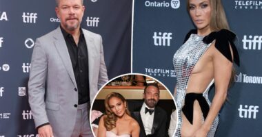 Jennifer Lopez and Matt Damon have 'long, deep conversation' at TIFF
