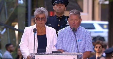 Joanne Barbara is the widow of a FDNY chief who died in the 9/11 terrorist attacks. She slammed Joe Biden for saying he would 'do 9/11' when asked about his plans for the week