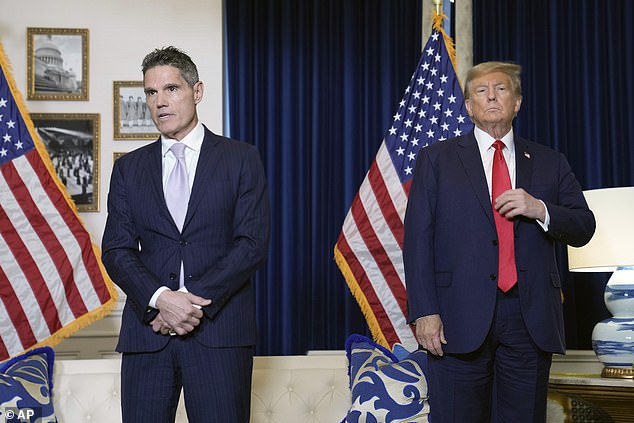 Trump lawyer John Lauro (l) said communications between Trump and Mike Pence will ultimately be found to fall within presidential immunity