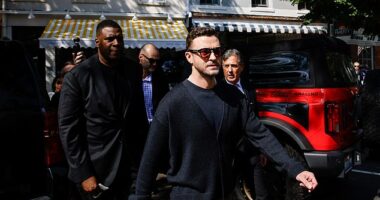 Justin Timberlake arrives in Sag Harbor court to plead guilty to DWI