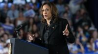 Vice President Kamala Harris made two appearances in Friday in Pennsylvania counties that voted for former President Donald Trump. At her Wilkes-Barre rally she had to dress down left-leaning protesters who called her a 'war criminal' and shouted in support of Cornel West