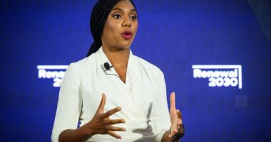 Kemi Badenoch refused to put a number on immigration numbers as she launched her leadership campaign on Monday