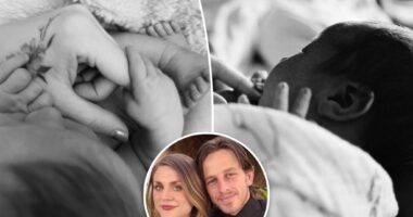 Kurt Cobain's daughter, Frances Bean, gives birth to first baby with Tony Hawk's son Riley