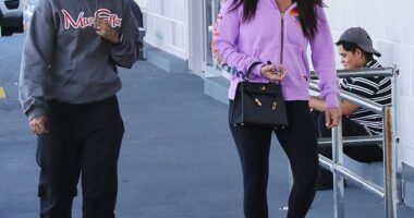 Kyle Richards and Morgan wade looked cozy in hoodies as they stepped out in Los Angeles Monday. The pair kept it casual as they enjoyed a shopping trip amid rumors their friendship had blossomed into romance
