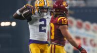 LSU Football Player Kyren Lacy Sparks Backlash After Making A Gun Gesture During Game Against USC (VIDEO)