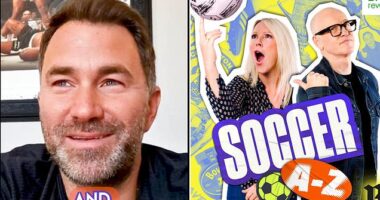 LISTEN: 'You are useless!' Eddie Hearn tells hilarious story about his dad Barry's brutal honesty as boxing promoter joins Soccer A-Z gang