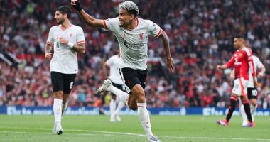 Luis Diaz scored twice for Liverpool as the Reds dominated Manchester United at Old Trafford