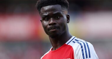 A law student who aimed a vile racial slur at Arsenal's Bukayo Saka in an online rant is facing jail