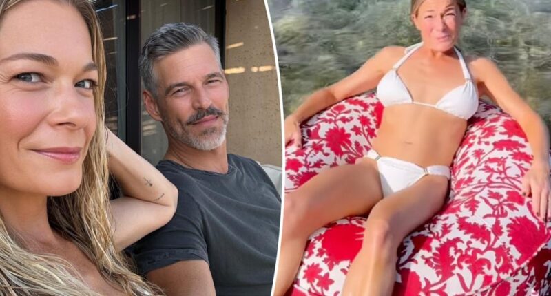 LeAnn Rimes wears tiny white bikini vacationing with husband Eddie Cibrian