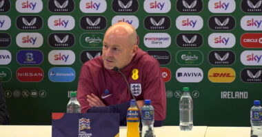 Lee Carsley unmoved by national anthem criticism after England v Ireland