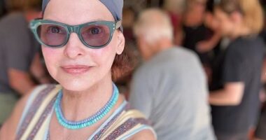 Linda Evangelista, now 59, emerged from the 90s as one of the most famous supermodels in the world. However the model has since spoken out about the extreme lengths she went through to remain at the top of her game (pictured: Linda on Instagram)