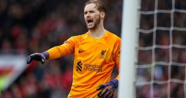 Liverpool goalkeeper Caoimhin Kelleher could leave in January, John Barnes believes