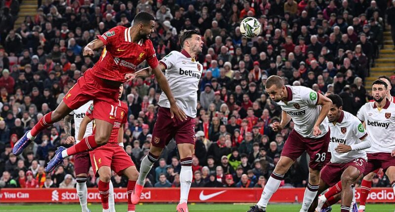 Liverpool vs West Ham - Carabao Cup: Live score, team news and updates as Arne Slot's side begin their defence against Premier League opposition plus Arsenal vs Bolton