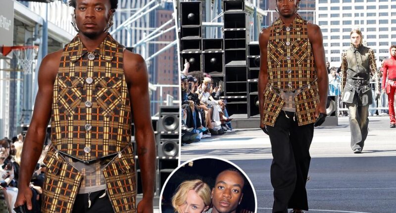 Madonna’s son David Banda makes NYFW runway debut