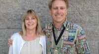Kirk Thomas Olsen, 61, pictured with niece Holly Leeson was found dead in Yosemite on Saturday, nearly three weeks after setting out on its Ostrander Lake trailhead