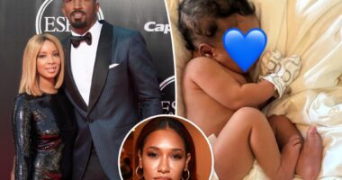 Married J.R. Smith welcomes baby with Candice Patton, years after affair was exposed by his wife