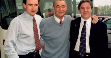 Martin O'Neill played with John Robertson (right) under Brian Clough at Nottingham Forest