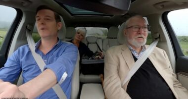 Countryfile's Matt Baker, 46,  revealed he had to make 'difficult' family decisions in the latest series of his hit show Matt Baker: Travels with Mum and Dad (pictured)