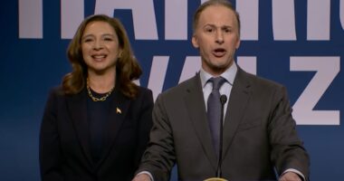 Maya Rudolph stars as Kamala Harris in SNL return: ‘Look who fell out of that coconut tree’