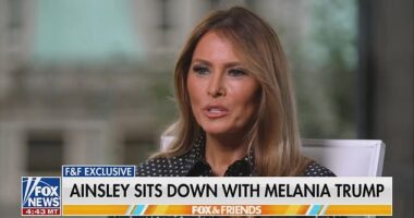 Melania Trump is promoting her memoir Melania, which comes out October 8th