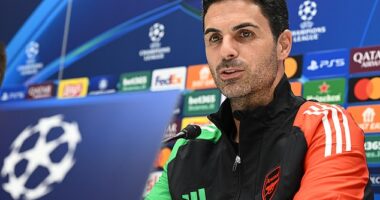 Mikel Arteta gave an update on Martin Odegaard's injury at Wednesday's pre-match presser