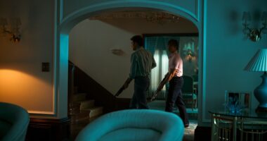 Monsters: The Lyle And Erik Menendez Story. (L to R) Cooper Koch as Erik Menendez, Nicholas Chavez as Lyle Menendez in episode 201 of Monsters: The Lyle And Erik Menendez Story.