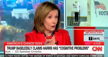 Former Speaker Nancy Pelosi snapped at CNN Host Jake Tapper after he raised comments about her cognitive ability given by Trump