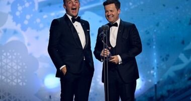 Ant and Dec were awarded the Best Presenter honour for a record 23rd time as they led the big winners at the 2024 National Television Awards at London's O2 Arena on Wednesday
