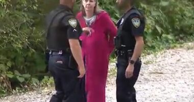 Laura Southworth was arrested on charges of child abuse and unlawful restraint, after her eight-year-old granddaughter fled their home in handcuffs to a neighbor for help