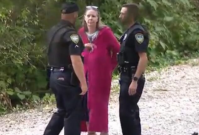 Laura Southworth was arrested on charges of child abuse and unlawful restraint, after her eight-year-old granddaughter fled their home in handcuffs to a neighbor for help