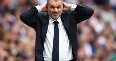 Spurs manager Ange Postecoglou is cutting an increasingly irritated figure in recent weeks