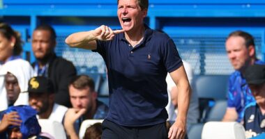 Oliver Glasner relied on video analytics at half-time to show his team where they were going wrong against Chelsea